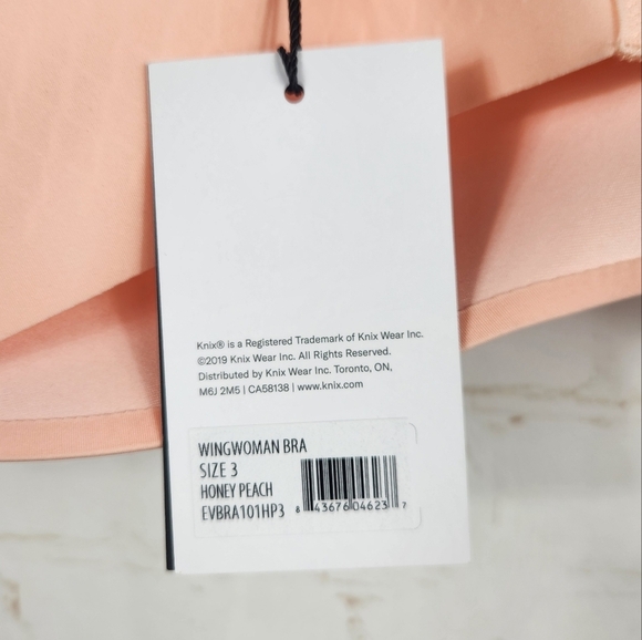 Knix Women's WingWoman Contour Wireless Bra in Honey Peach Size 36B, 38B, 36C - Picture 13 of 14